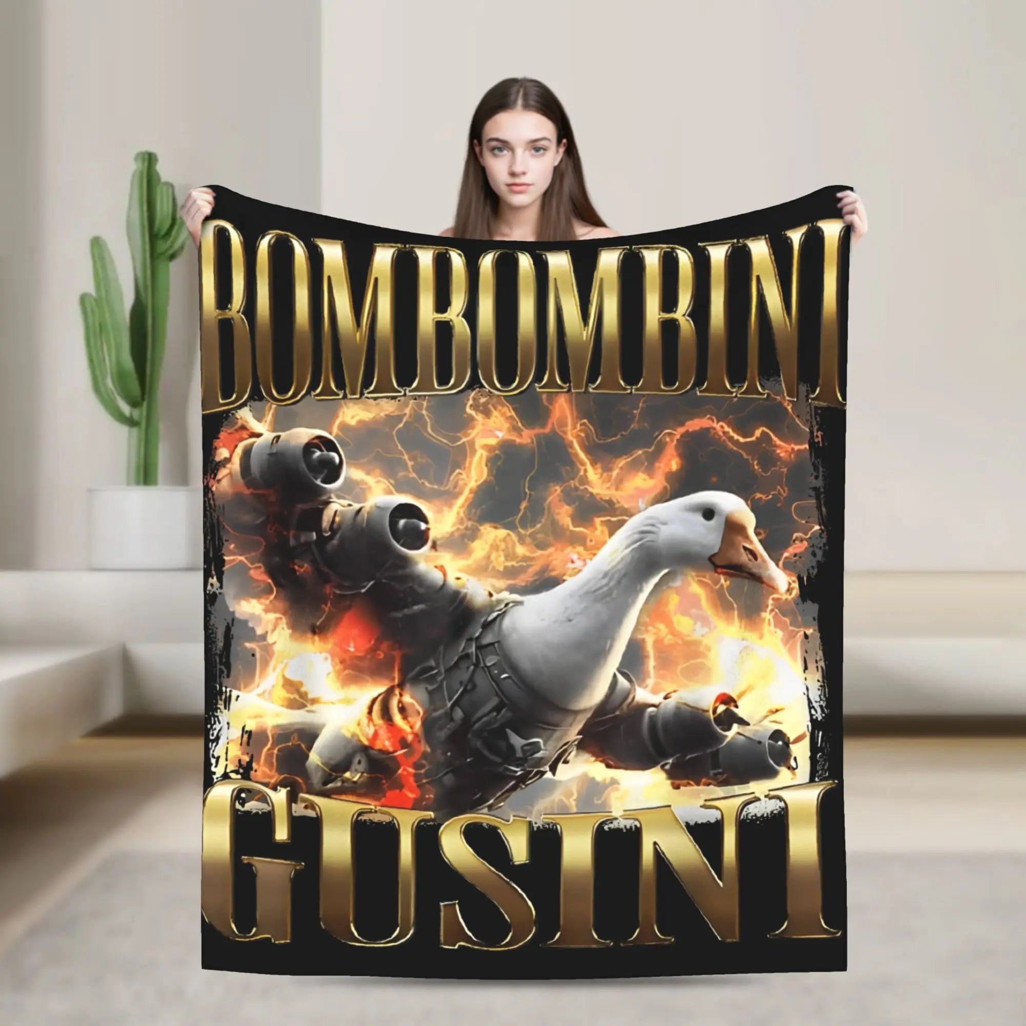 Italian Brainrot Meme Characters Design Blanket  Fuzzy Funny Breathable Throw Blanket for Bed Sofa Textile Decor
