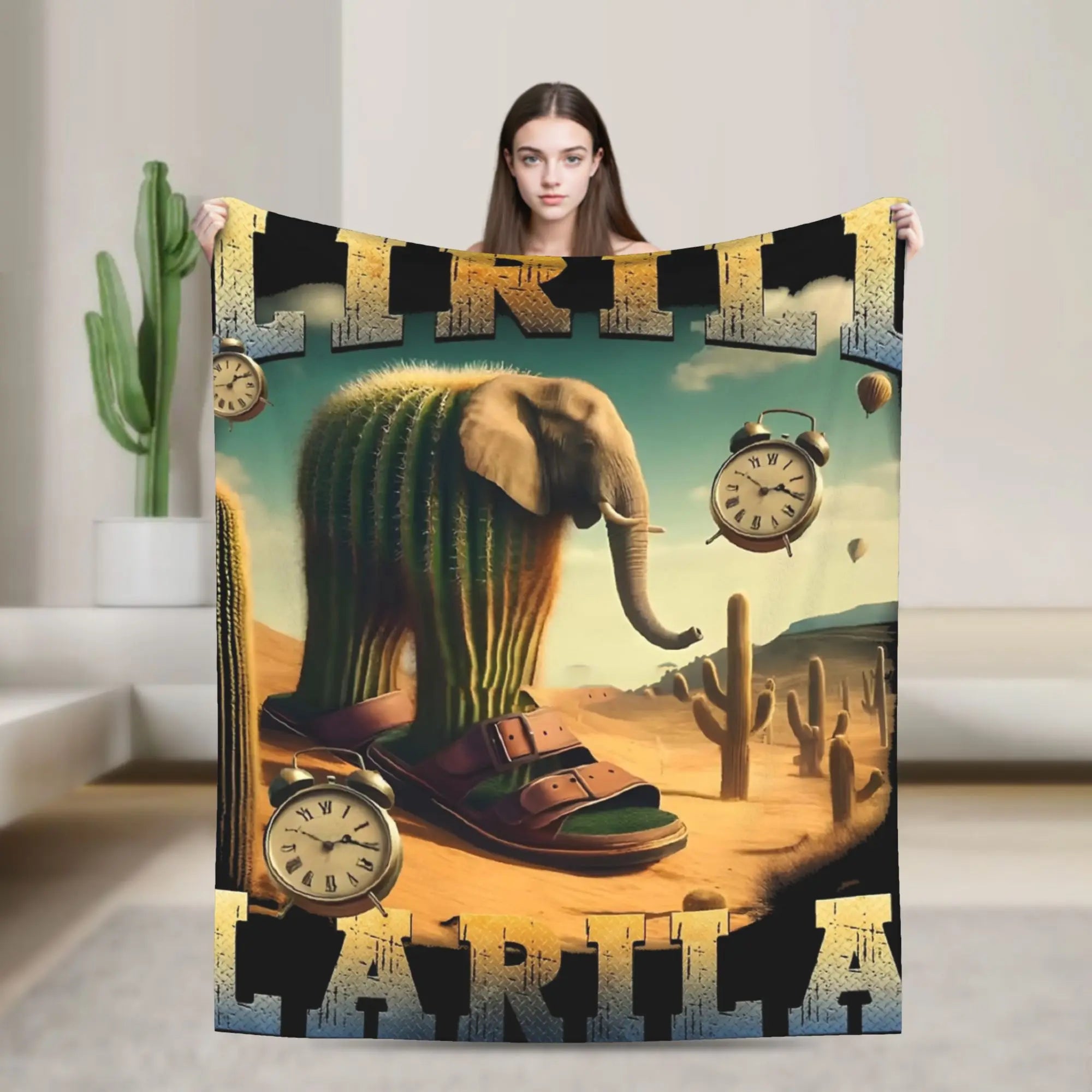 Italian Brainrot Meme Characters Design Blanket  Fuzzy Funny Breathable Throw Blanket for Bed Sofa Textile Decor