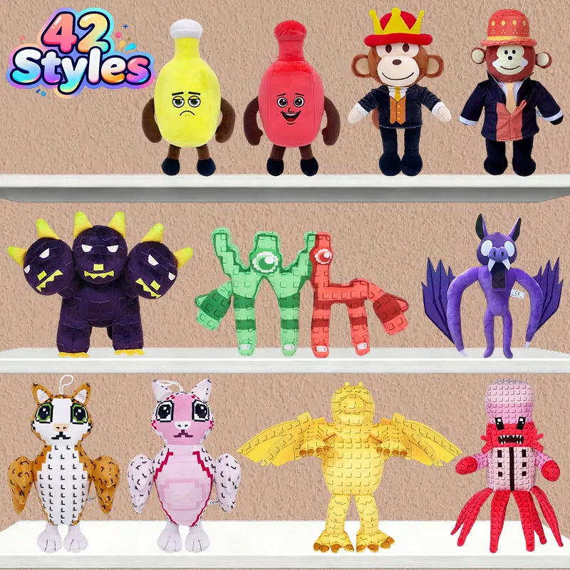 Newest Steal A Brainrot Plush Toys Sammy Jandel Strawberry Elephant 67 Room Decor Dolls Anime Stuffed Soft Toys Birthday Gifts