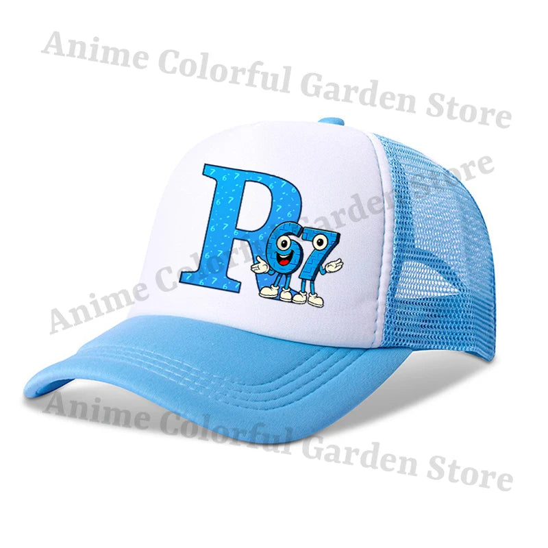 Steal A Brainrot Parent Child Baseball Cap 67 Six Seven Anime Letter Printed Flat Caps Men Women Kid Summer Sunshade Hip Hop Hat