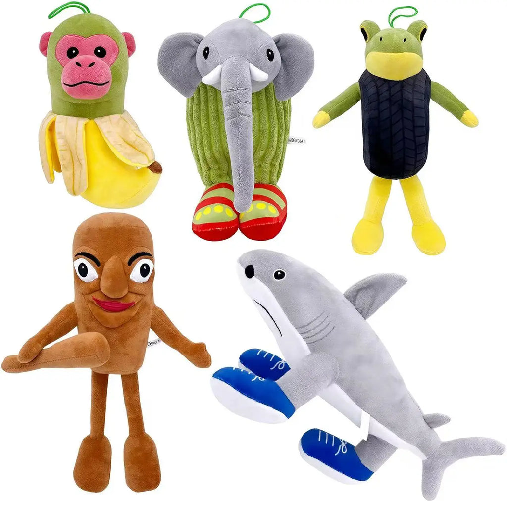 Tung Tung Sahur Plush Toy Juguete TungTung Sahur Tralalero Tralala Toy Tralalero Tralala Shark Plush Doll Merch Birthday Gift