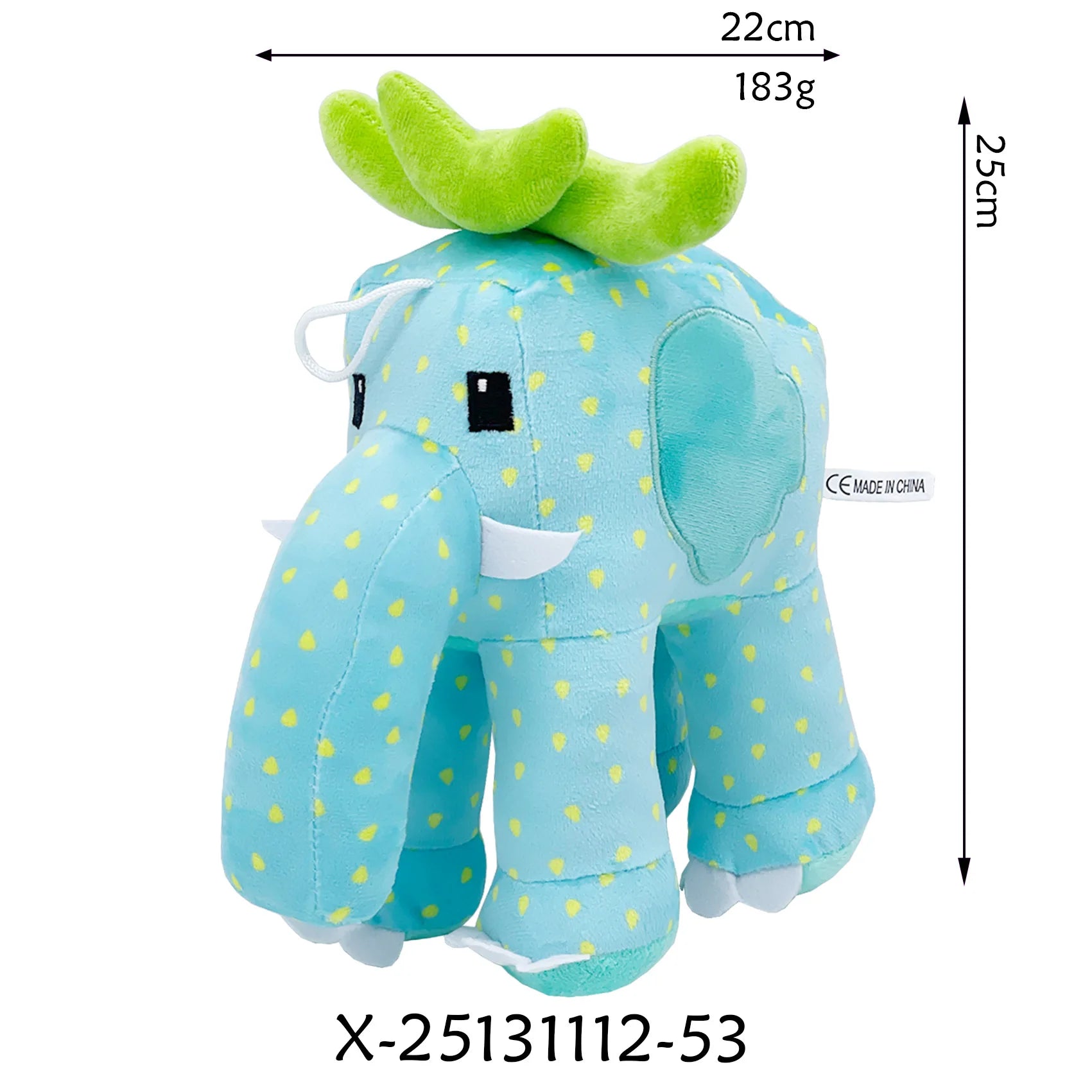 Cute Blue No. 67 Plush Toy Stuffed Doll Steal a Brainrot Game Character Collectible Soft Plushie Gift for Kid Birthday Christmas