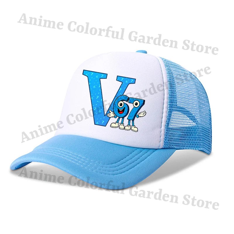 Steal A Brainrot Parent Child Baseball Cap 67 Six Seven Anime Letter Printed Flat Caps Men Women Kid Summer Sunshade Hip Hop Hat