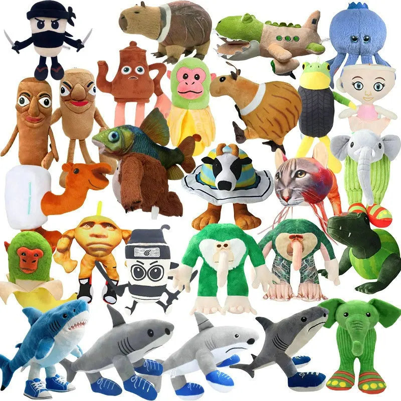 KEYCHAIN Tralalelo Tralala Plush Tungtungtung Italian Brainrot Al TralaleDoll Toy Girlfriend Cute Kid Children's Birthday Gift