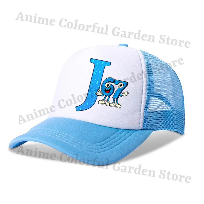 Steal A Brainrot Parent Child Baseball Cap 67 Six Seven Anime Letter Printed Flat Caps Men Women Kid Summer Sunshade Hip Hop Hat