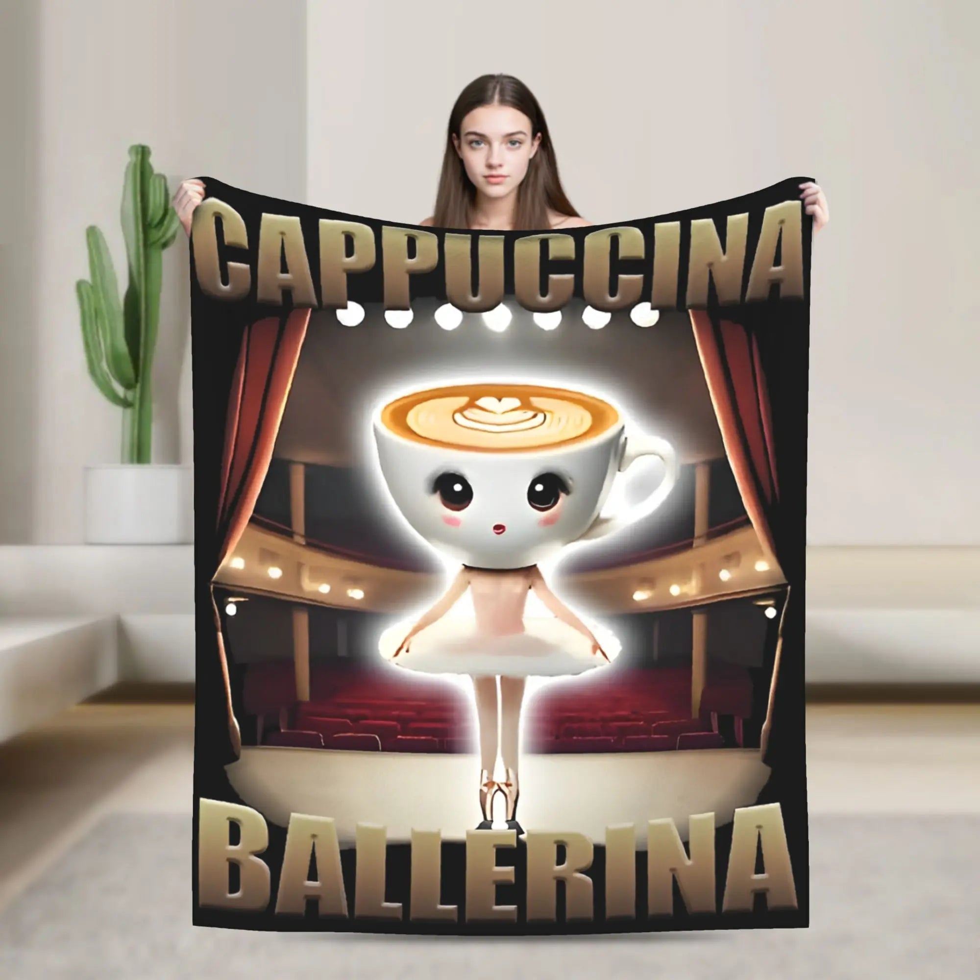 Italian Brainrot Meme Characters Design Blanket  Fuzzy Funny Breathable Throw Blanket for Bed Sofa Textile Decor