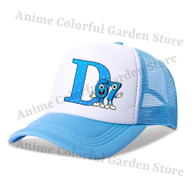 Steal A Brainrot Parent Child Baseball Cap 67 Six Seven Anime Letter Printed Flat Caps Men Women Kid Summer Sunshade Hip Hop Hat