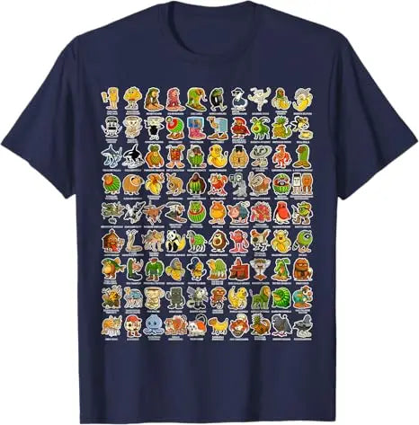 Italian-Brainrot Gen Z Funny Meme 90 Brainrot Characters T-Shirt Boys Fashion Comics Graphic Outfit Kids Y2k Streetwear Tee Tops