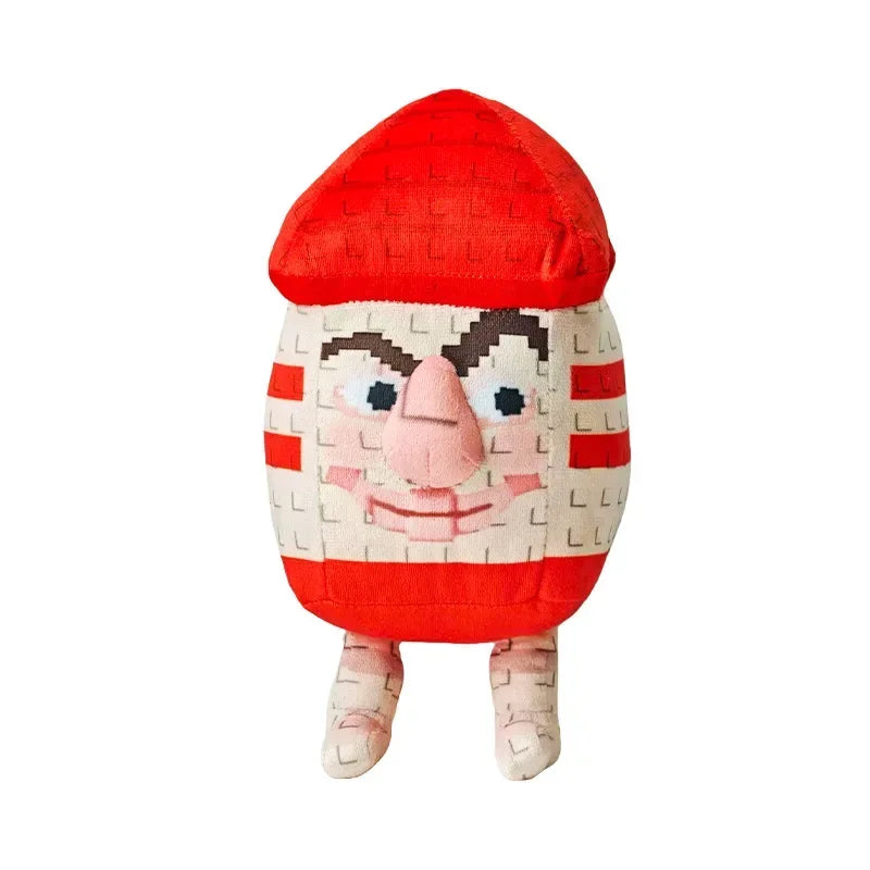 NEW Steal A Brainrot Esok Sekolah Plush Sammy Jandel Strawberry Elephant Plushie Cute No. 9 House Stuffed Doll Toy Fans Gift