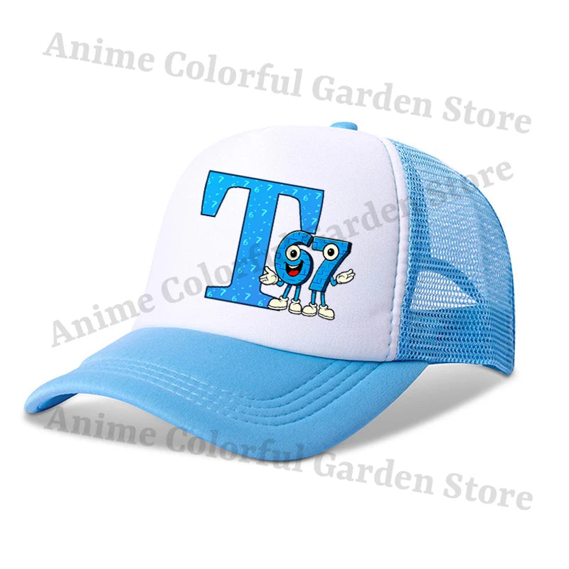 Steal A Brainrot Parent Child Baseball Cap 67 Six Seven Anime Letter Printed Flat Caps Men Women Kid Summer Sunshade Hip Hop Hat