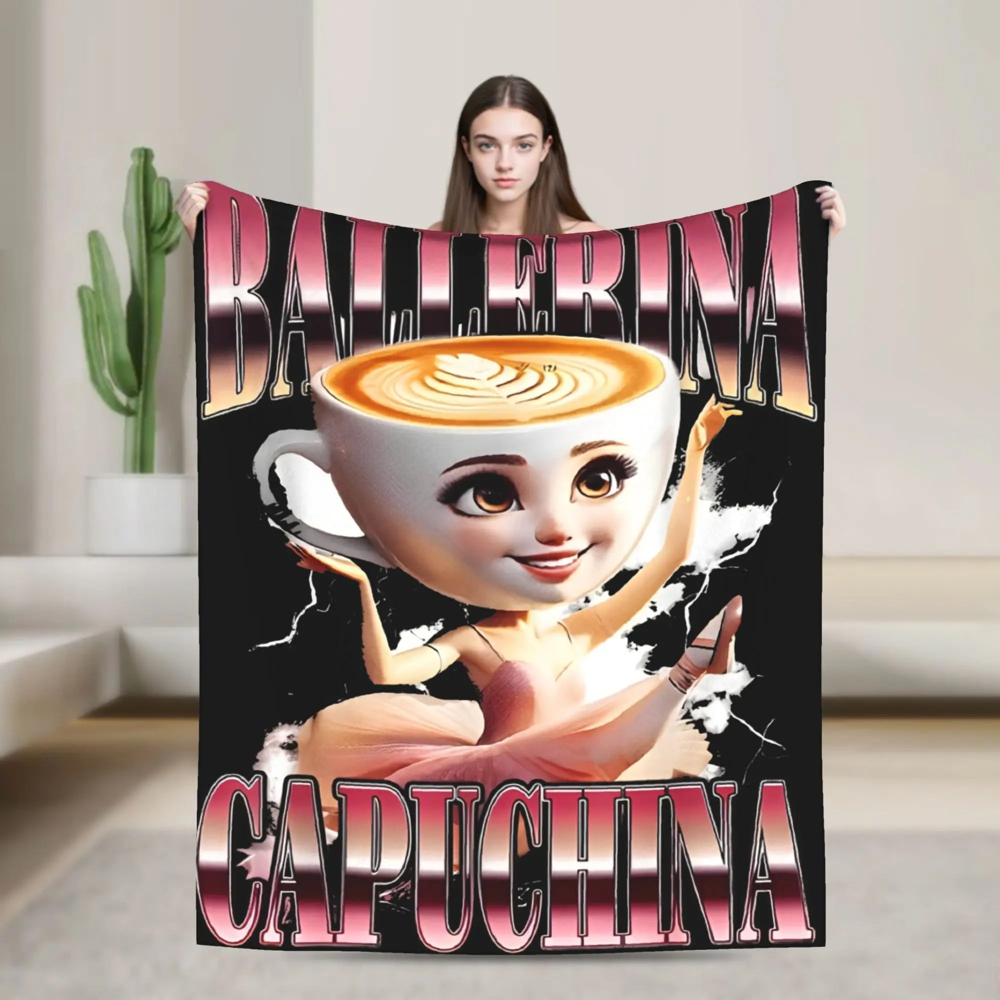 Italian Brainrot Meme Characters Design Blanket  Fuzzy Funny Breathable Throw Blanket for Bed Sofa Textile Decor