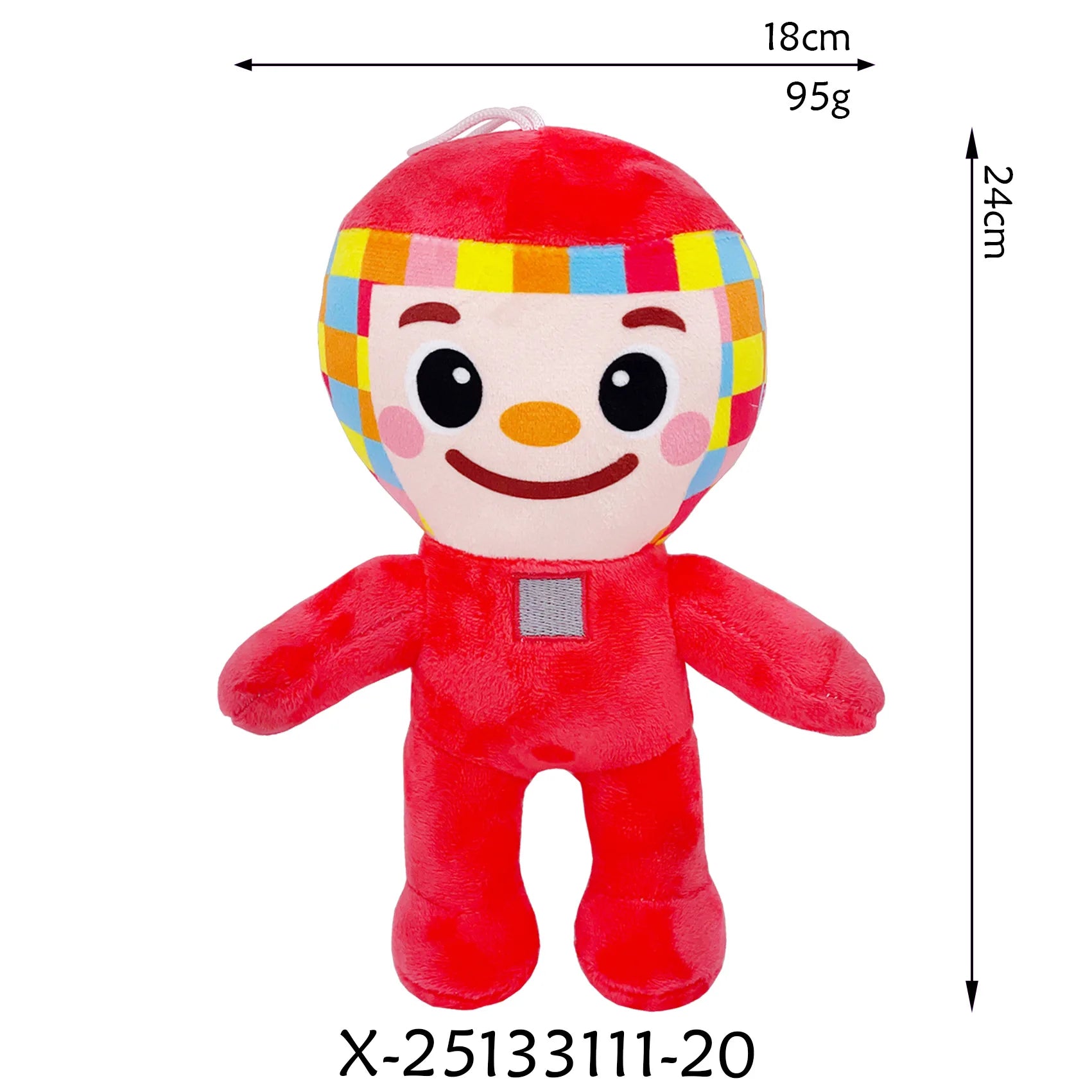 Cute Blue No. 67 Plush Toy Stuffed Doll Steal a Brainrot Game Character Collectible Soft Plushie Gift for Kid Birthday Christmas