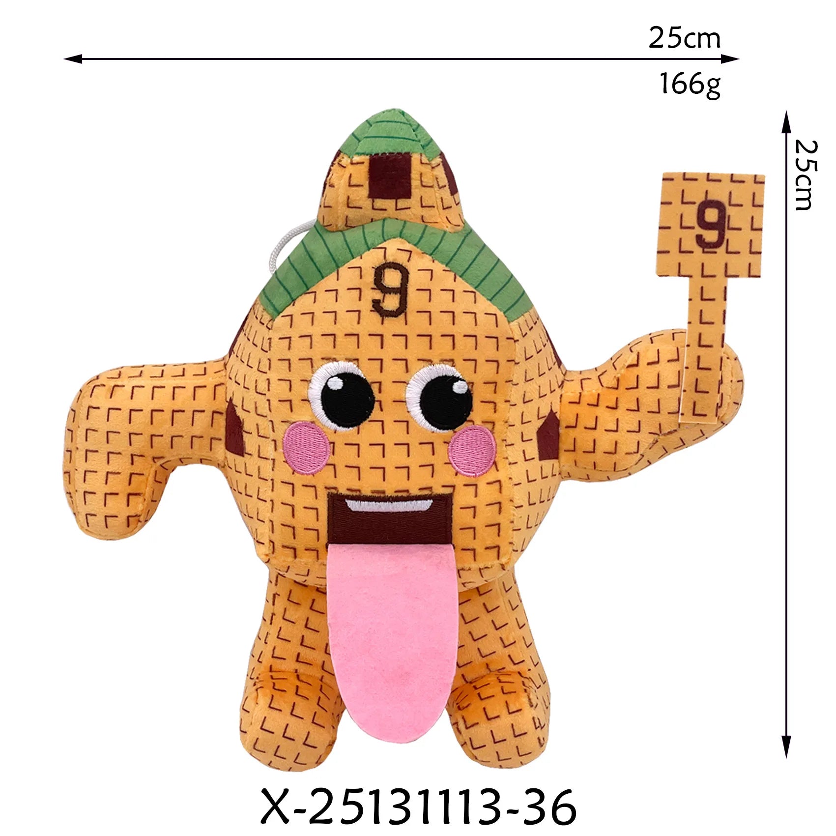 Cute Blue No. 67 Plush Toy Stuffed Doll Steal a Brainrot Game Character Collectible Soft Plushie Gift for Kid Birthday Christmas
