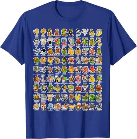 Italian-Brainrot Gen Z Funny Meme 90 Brainrot Characters T-Shirt Boys Fashion Comics Graphic Outfit Kids Y2k Streetwear Tee Tops