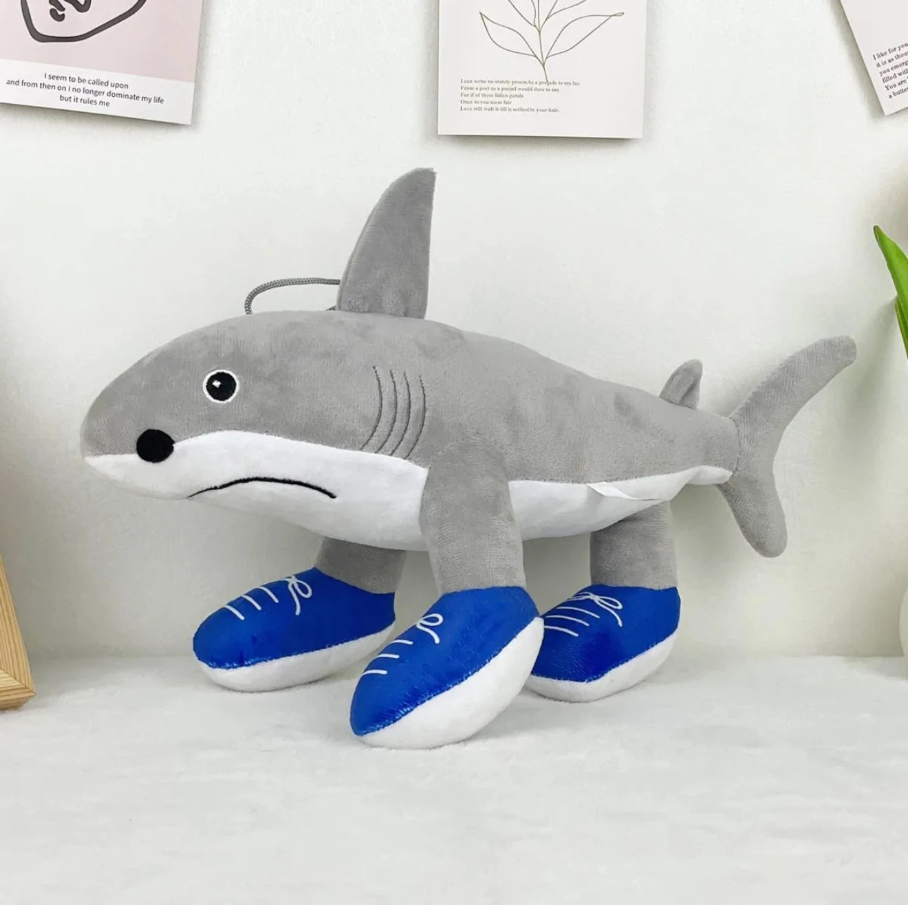Tralalelo Tralala Plush Toy Tungtungtung Sahur Plush Italian Brain Rot Animals SHARK Anime Plush Plushie Stuffed Dolls Toy Gifts