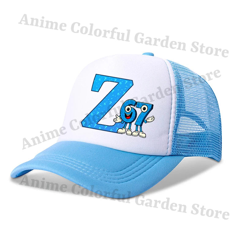 Steal A Brainrot Parent Child Baseball Cap 67 Six Seven Anime Letter Printed Flat Caps Men Women Kid Summer Sunshade Hip Hop Hat