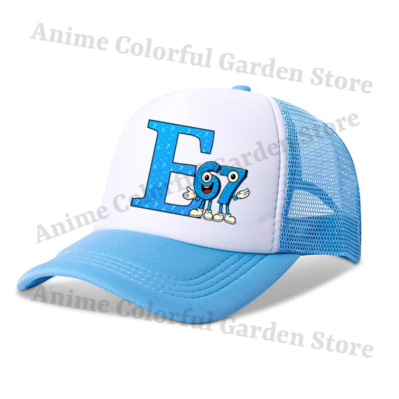 Steal A Brainrot Parent Child Baseball Cap 67 Six Seven Anime Letter Printed Flat Caps Men Women Kid Summer Sunshade Hip Hop Hat