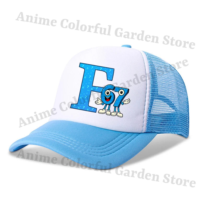 Steal A Brainrot Parent Child Baseball Cap 67 Six Seven Anime Letter Printed Flat Caps Men Women Kid Summer Sunshade Hip Hop Hat