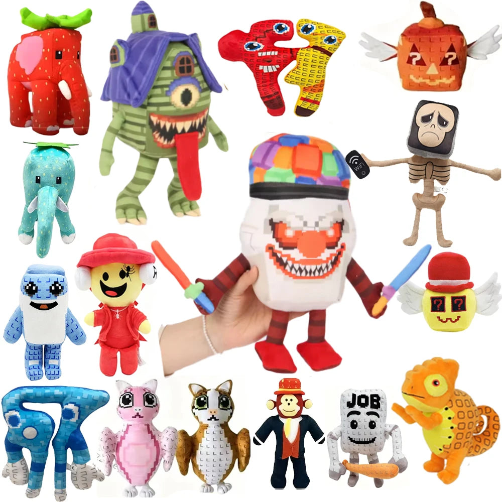 Steal a Brainrot Game Plush Cute Soft Stuffed Doll No. 9 House Peluche Cartoon 67 Plushie Toy Room Decor Kids Christmas Gift