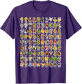 Italian-Brainrot Gen Z Funny Meme 90 Brainrot Characters T-Shirt Boys Fashion Comics Graphic Outfit Kids Y2k Streetwear Tee Tops